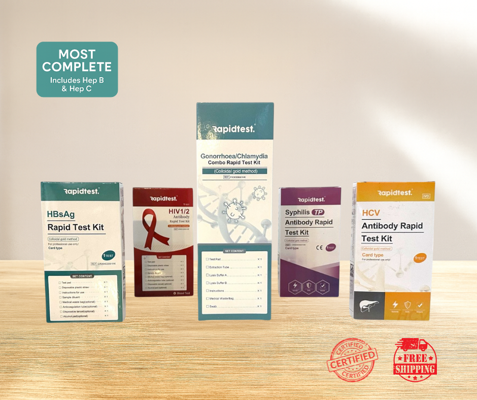 At-Home STI & STD Testing Kits - Results in 15 minutes, no lab or appointment needed.