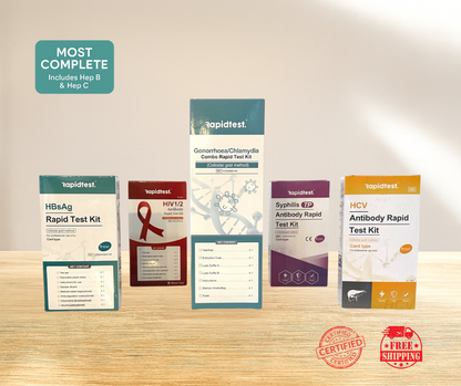 At-Home STI & STD Testing Kits - Results in 15 minutes, no lab or appointment needed.