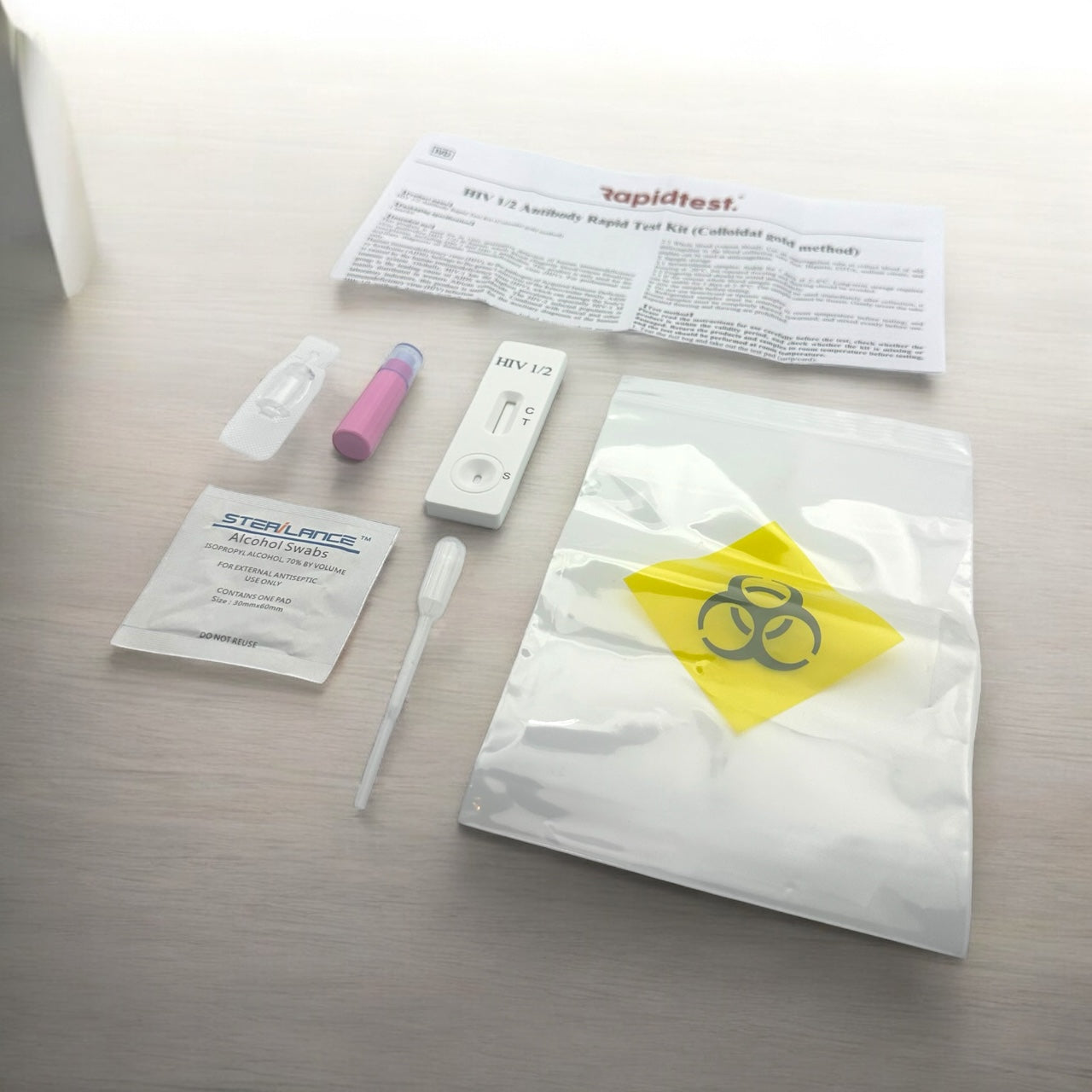 Full At-Home 4-in-1 STI Test Bundle – Chlamydia, Gonorrhoea, Syphilis & HIV