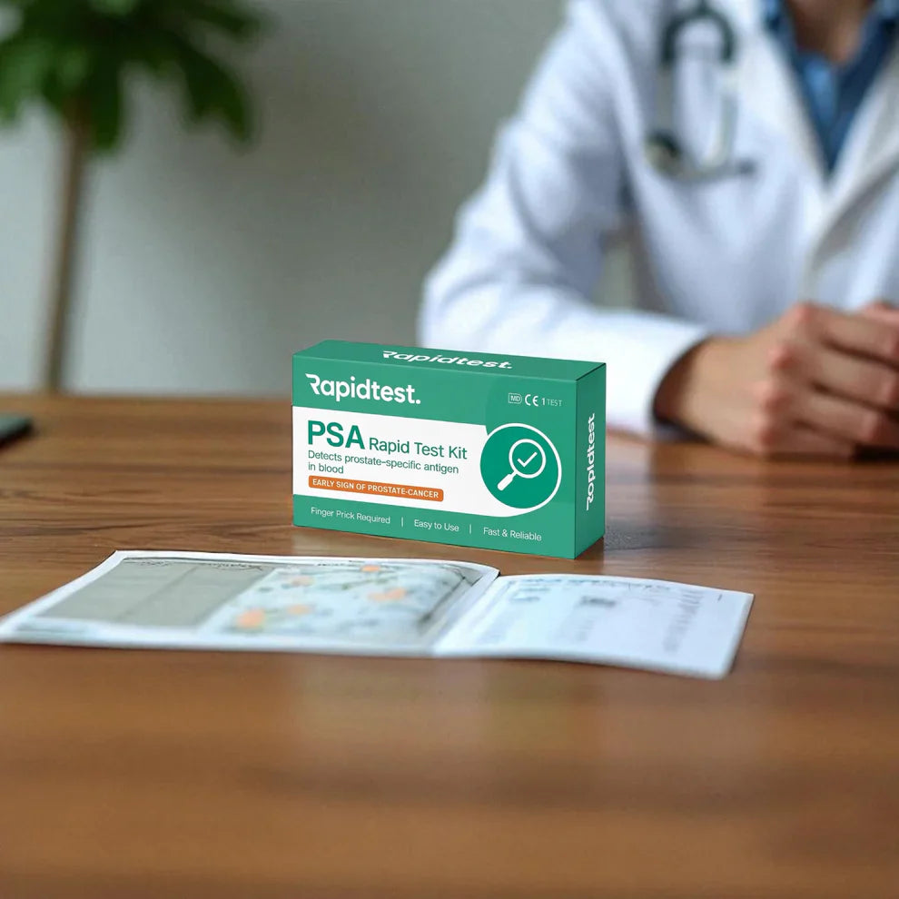 At-Home Male PSA and FOB Testing Kits - Results in 15 minutes, no lab or appointment needed.
