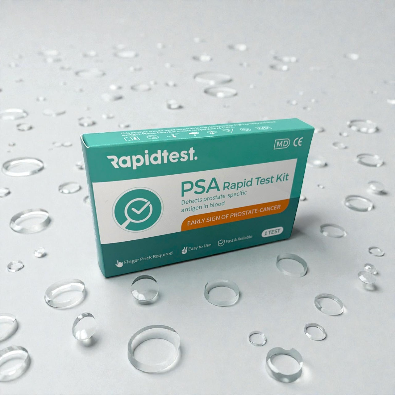 PSA RapidTest: Results at home in 10 Minutes for Early Prostate Cancer Detection. 98.79% Accurate