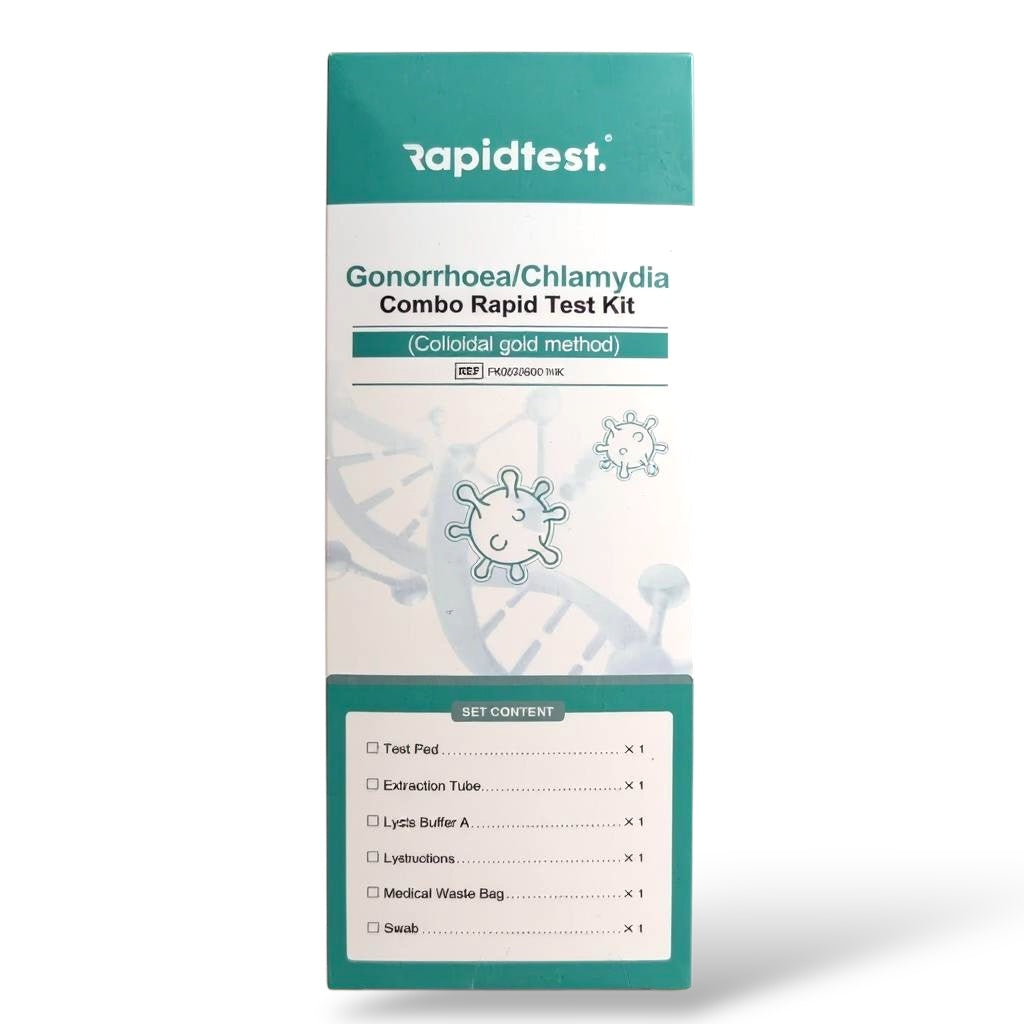 At-Home Chlamydia & Gonorrhoea Combo Test Kit – Dual Detection in 15 Minutes