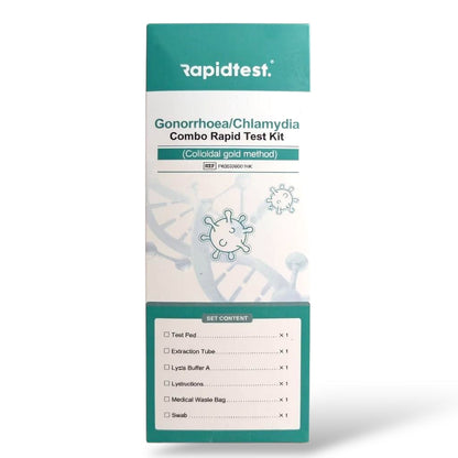 At-Home Chlamydia & Gonorrhoea Combo Test Kit – Dual Detection in 15 Minutes