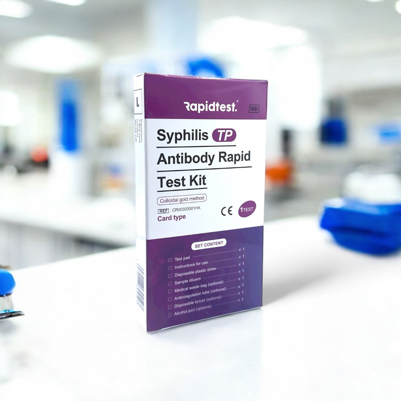 Syphilis Screening Kit RapidTest - Syphilis at Home Testing Kit - Results in 15 mins - 99.8% ...