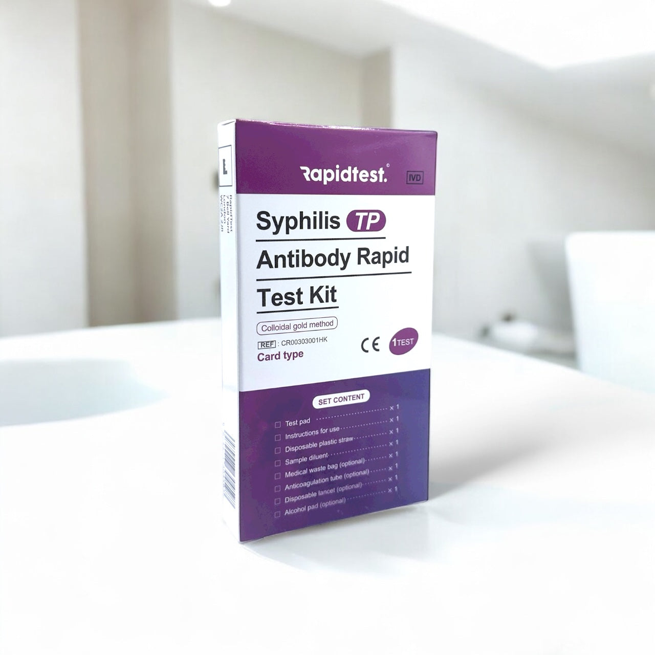 Full At-Home 4-in-1 STI Test Bundle – Chlamydia, Gonorrhoea, Syphilis & HIV
